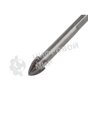 Сверло по стеклу и керамике Kranz 10 мм 4 грани шестигранный хвостовик