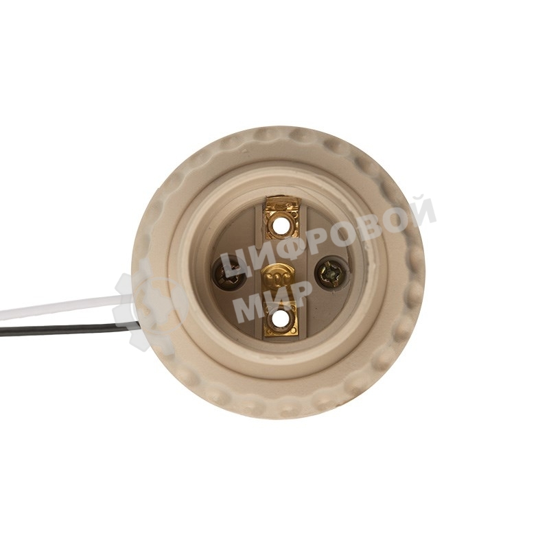 Патрон Rexant E27 с проводом 20 см белый