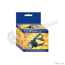 Фонарь ULTRAFLASH LED5362налобн аккум 220в черный 7led 2 реж пласт бокс