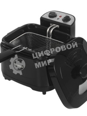 Фритюрница Blackton Bt DF1112 чёрный, 2000 Вт, 3 л, 1.5 кг, съёмная чаша