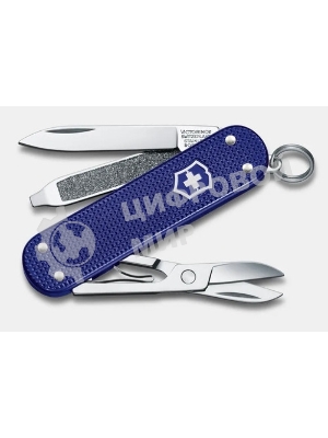Нож перочинный Victorinox Classic Night Dive (0.6221.222G) 58мм 7функц. карт.коробка