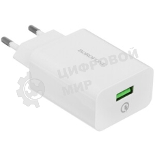 Сетевое зарядное устройство BOROFONE (6931474702487) BA21A QC3.0 для Type-c - белый