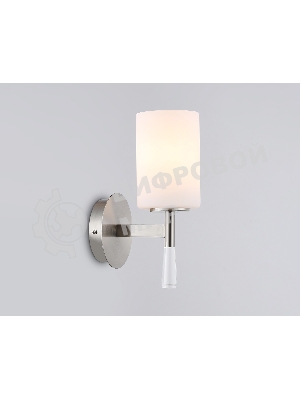 Настенный светильник Ambrella light LH56255 SN/FR никель/белый матовый E27 max 60W 160*120*280
