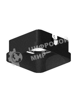 Насадка для корпуса светильника N7702 SBK черный песок 70*70*H35mm Out10mm MR16