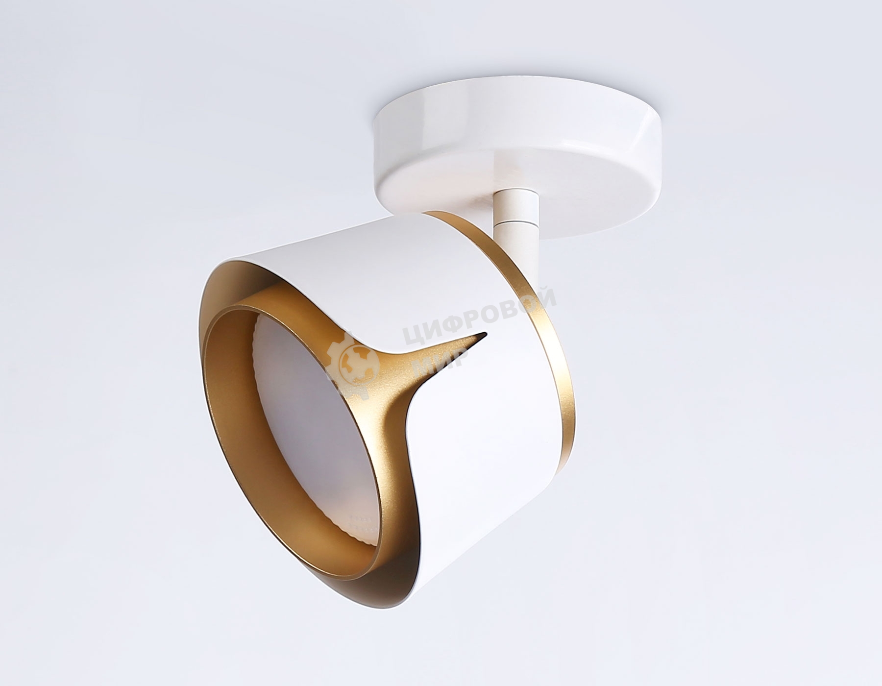 Светильник Ambrella light TN71224 WH/GD белый/золото GX53 D100*147