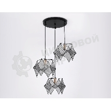 Светильник Ambrella light TR8427/3 BK/GD черный/золото E14/3 max 40W D510*1000