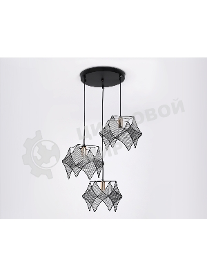Светильник Ambrella light TR8427/3 BK/GD черный/золото E14/3 max 40W D510*1000