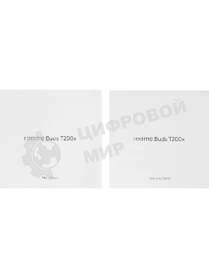 Наушники TWS Realme Buds T200x голубой, внутриканальные, Bluetooth, до 30 ч