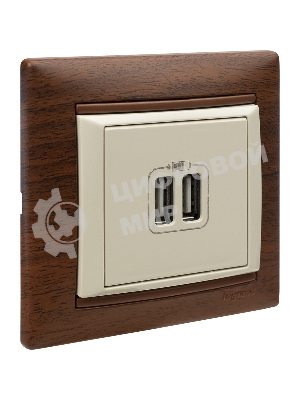 Розетка 2-ая USB 774170 Legrand Valena Сл. кость