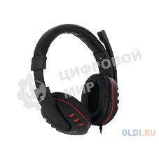 Гарнитура проводная Defender Warhead G-160 черный, кабель 2,5 м