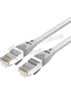 Патч-корд Vention прямой SFTP cat.6A, RJ45 - 2м. Серый