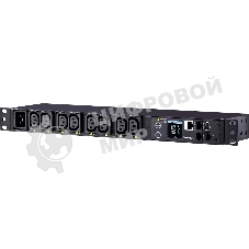 Блок распределения питания CyberPower PDU PDU81005 1U type, 16Amp, plug IEC 320 C20, (8) IEC 320 C13