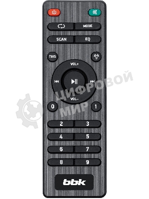 Минисистема BBK BTA6030 черный 50Вт FM USB BT