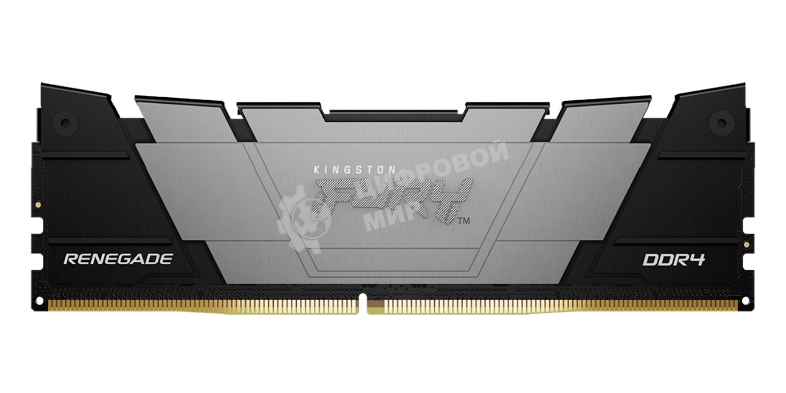 Оперативная память Kingston Fury Renegade, DDR4, 16GB (2x8GB), 3600MHz, CL16, DIMM, с радиаторами, серый/черный