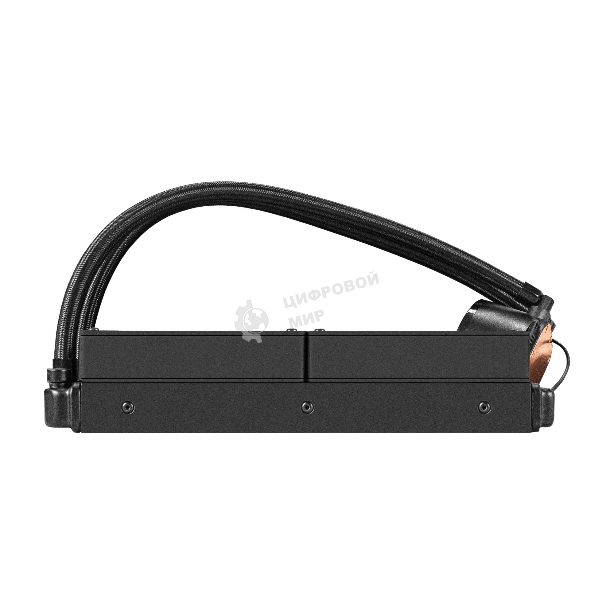 Система жидкостного охлаждения ExeGate BlackWater-240V3.PWM.ARGb черный, 120 мм, алюминий/медь, 1800 об/мин, 37 дБ, 4 pin, 150 Вт