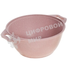 Кастрюля Kukmara к21tsr а/пр литая 2,0 л стекл/кр Trendy style rose