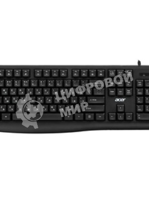 Клавиатура проводная Acer OKW301 (ZL.KBDCC.01A), USB, черный