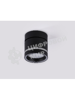 Светильник Ambrella light TA1445 BK/FR черный/белый матовый GX53 max 12W D85*90