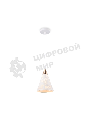 Светильник Ambrella light TR8429 WH/FGD белый/золото E27 max 40W D180*800