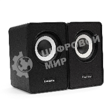 Акустическая система 2.0 ExeGate EX287054RUS Disco 120 (питание USB, 2х3Вт (6Вт RMS), 100-20000Гц, черный)