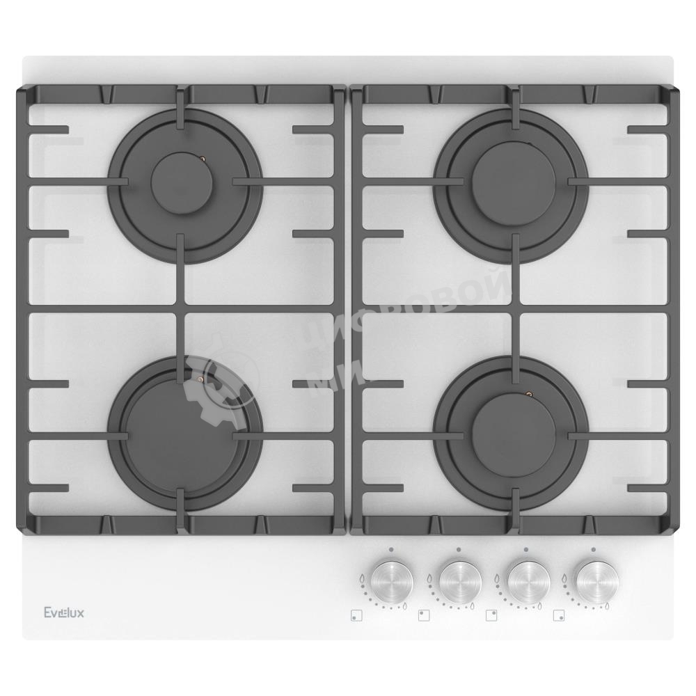 Газовая варочная панель Evelux HEG 600 WG