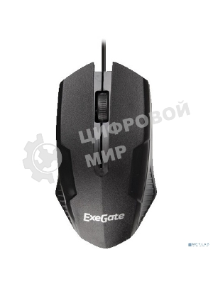 Мышь проводная ExeGate Professional Standard SH-9025 черный, 1000 dpi, USB, кнопки - 3