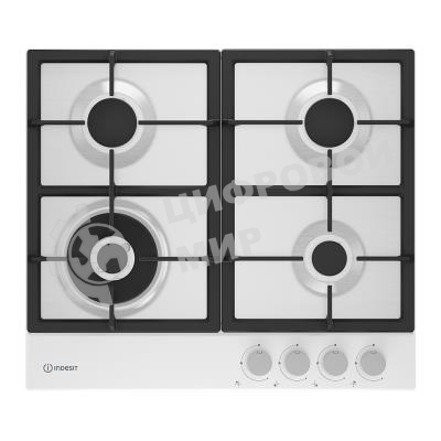 Газовая варочная панель Indesit THPM 642 WS/WH/I, независимая, белый