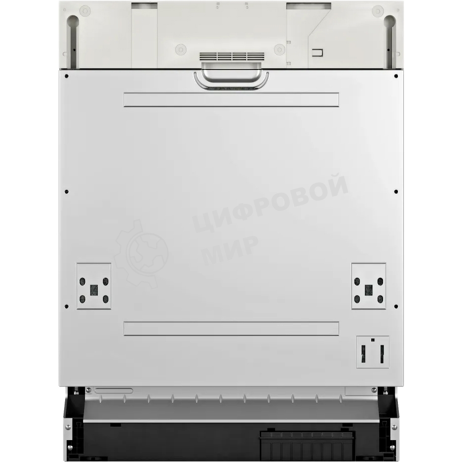 Встраиваемая посудомоечная машина Kuppersberg GIM 6092, High-Tech, 60 см, 15 комплектов, 7 программ, 3 корзины, конденсационная сушка, луч на полу, полная защита от протечек, индикатор отсутствия соли и ополаскивателя, отображение времени мытья, кнопочное