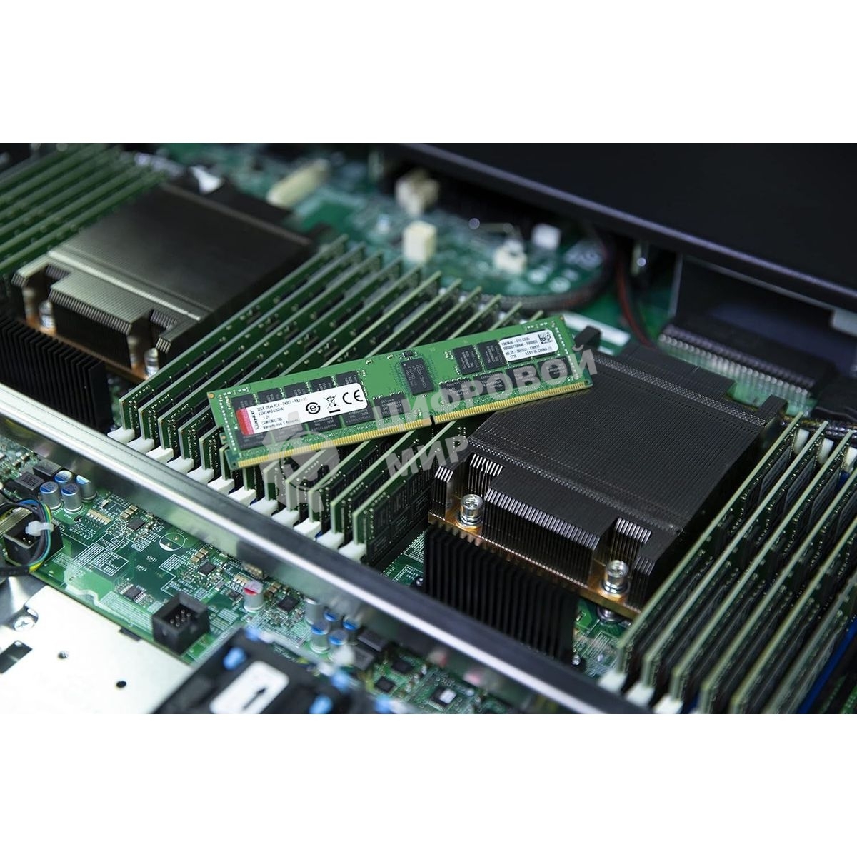 Оперативная память Kingston Server Premier, DDR5, 48Gb (1x48 Gb), 5600 MHz, CL46, DIMM, ECC