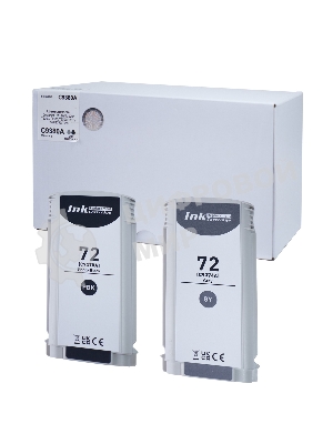 Печатающая головка Sakura C9380A (№72 Grey/Photo Black) для HP, серый/черный