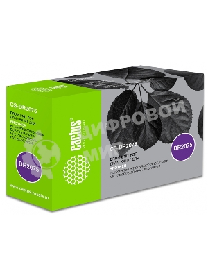Фотобарабан Cactus CS-DR2075 для принтеров Brother HL-2030R/2040R/2070NR;DCP-7010R 12 000 стр.