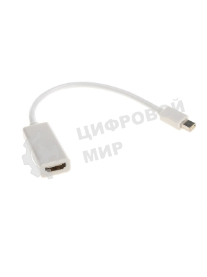 Кабель-переходник Mini DisplayPort (M)-> HDMI (F) VCOM VHD6055