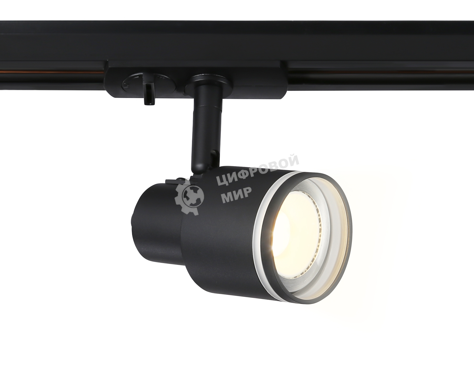 Трековый однофазный светильник Ambrella light GL5206 BK черный GU10 max 12W