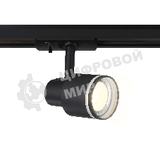 Трековый однофазный светильник Ambrella light GL5206 BK черный GU10 max 12W