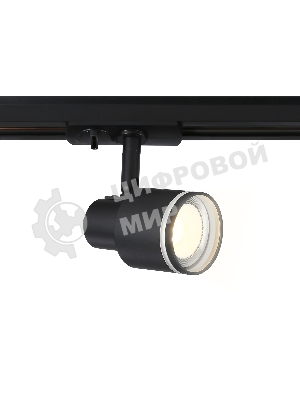 Трековый однофазный светильник Ambrella light GL5206 BK черный GU10 max 12W