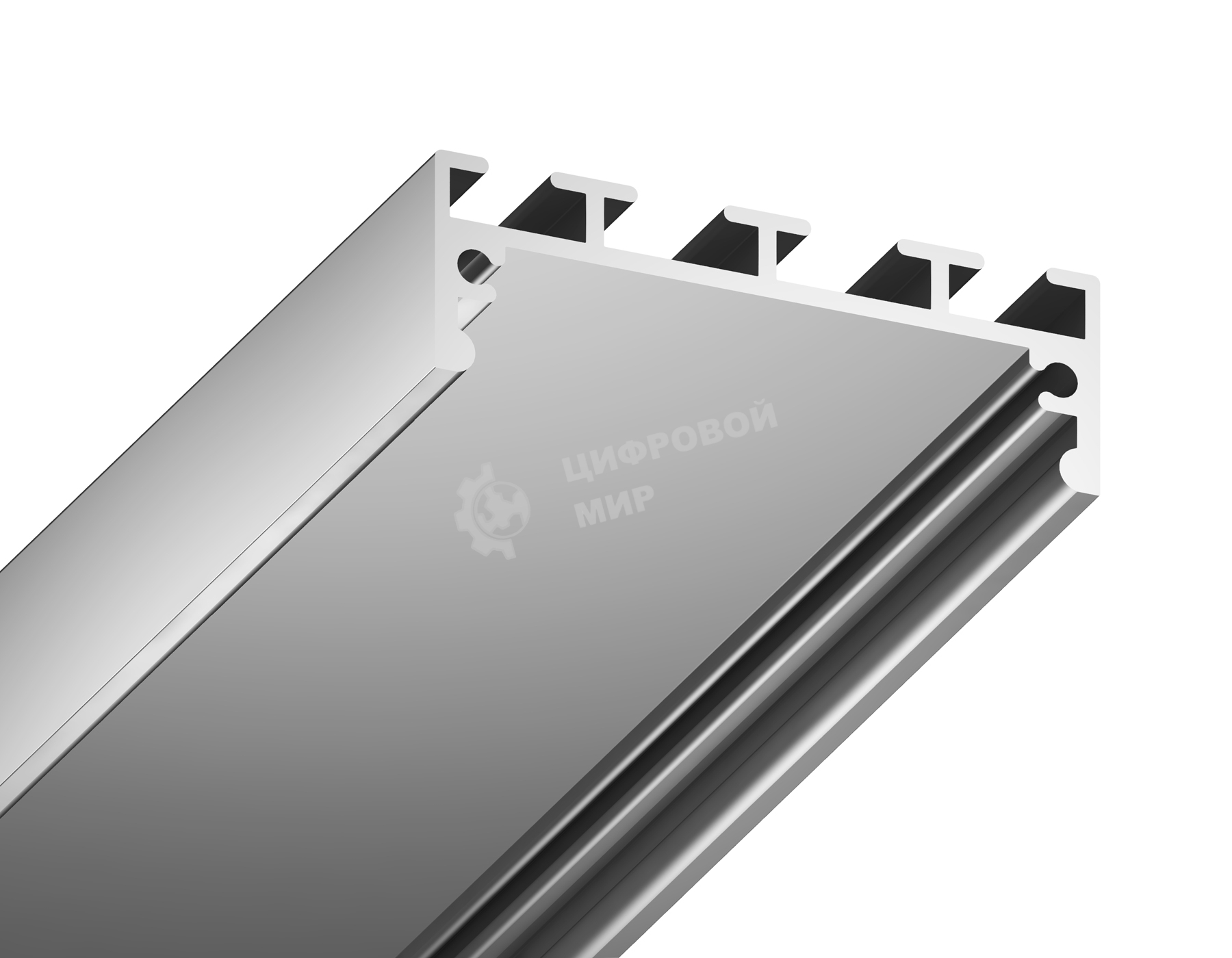 Алюминиевый профиль Ambrella light GP3070AL серебро 2000*45*42