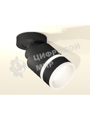 Светильник Ambrella Light XM8111004 SBK/FR черный песок/белый матовый GX53 (A2229, A2106, C8111, N8445)