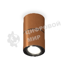 Светильник Ambrella Light XS7404040 SCF/PBK кофе песок/черный полированное MR16 GU5.3 (C7404, A2071, C7404, N7002)