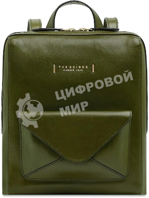 Рюкзак женский The Bridge Frida 04291601/00C оливковый натур.кожа