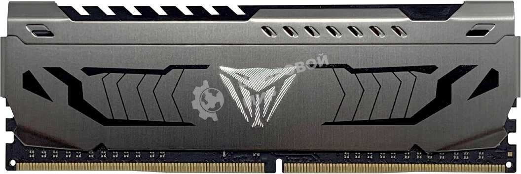 Оперативная память Patriot Viper Steel, DDR4, 8GB (1x8GB), 3600MHz, CL18, DIMM, с радиатором, черный