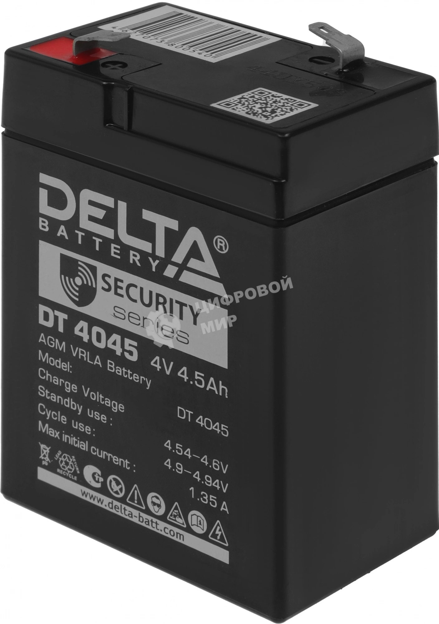 Батарея для ИБП Delta DT 4045 (4V, 4.5Ah)