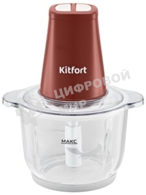 Измельчитель электрический Kitfort КТ-3534 2л. 500Вт красный