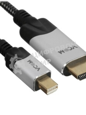 Кабель-переходник miniDisplayPort M-> HDMI M 4K@60Hz 1,5 м VCOM