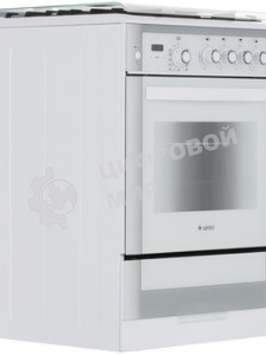 Плита газовая Gefest ПГ 6300-03 0040 белый, конфорок 4 шт, духовка 52 л, 60 см x 85 см x 60 см