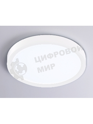 Светильник светодиодный ультратонкий Ambrella light FZ1901 WH белый IP54 13W 3000K-6500K CCT-переключатель D230*25 (Без ПДУ)