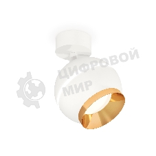 Комплект поворотного светильника Ambrella light XM1101004 SWH/PYG белый песок/золото желтое полированное MR16 GU5.3 LED 3W 4200K (A2202,C1101,N7034)