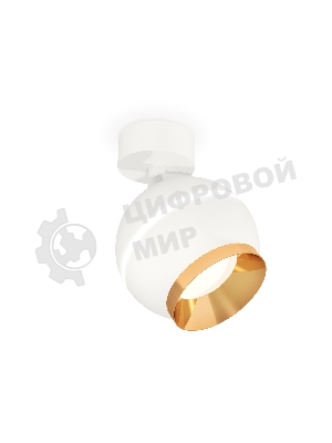 Комплект поворотного светильника Ambrella light XM1101004 SWH/PYG белый песок/золото желтое полированное MR16 GU5.3 LED 3W 4200K (A2202,C1101,N7034)