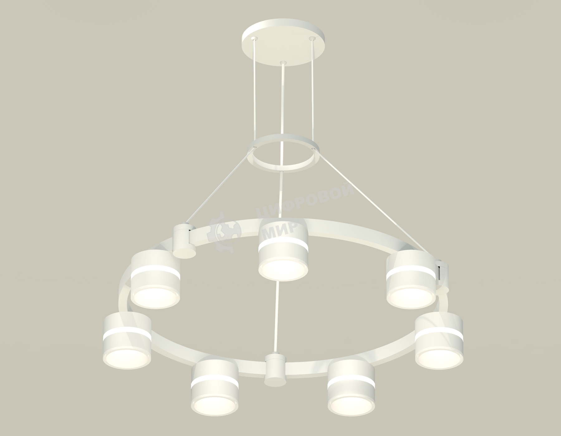 Светильник Ambrella light XR92031602/7 SWH/FR белый песок/белый матовый GX53 (A9203, C9236, N8444)