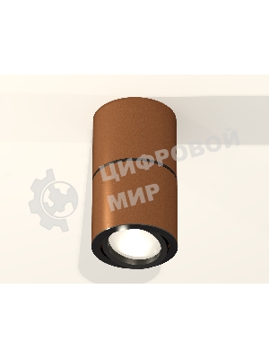 Светильник Ambrella Light XS7404040 SCF/PBK кофе песок/черный полированное MR16 GU5.3 (C7404, A2071, C7404, N7002)