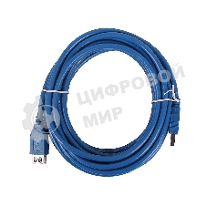 Кабель AM/AF USB3.0 5.0м VCOM удлинитель USB 3.0, VUS7065-5M